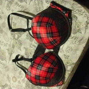 Victoria's Secret Red Plaid Bra